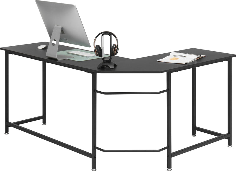 Birou de colt Maletto cu cadru din metal, 168x129 cm - LunaHome.ro