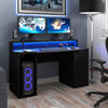 Birou de gaming AYO cu iluminare LED 140 cm - LunaHome.ro