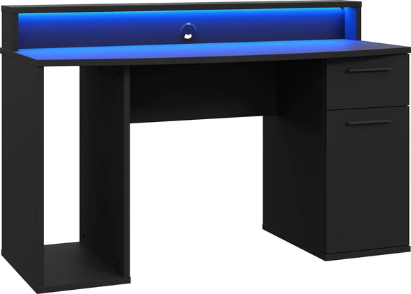 Birou de gaming AYO cu iluminare LED 140 cm - LunaHome.ro