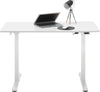 Birou electric Nakuru reglabil pe inaltime alb 120 cm - LunaHome.ro