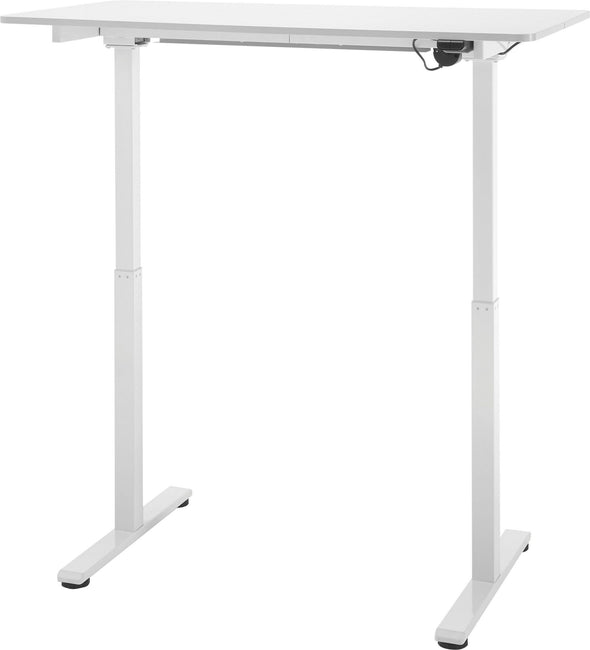 Birou electric Nakuru reglabil pe inaltime alb 120 cm - LunaHome.ro