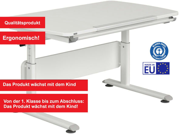 Birou ergonomic pentru copii Diego reglabil 120 cm