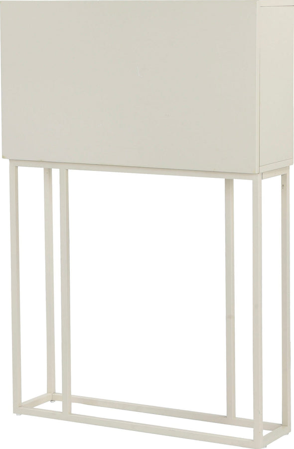 Birou pliabil Ranya crem din Mdf, 80 cm latime - LunaHome.ro