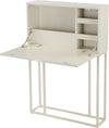 Birou pliabil Ranya crem din Mdf, 80 cm latime - LunaHome.ro