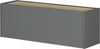 Birou secretaire de perete City Giron gri antracit, 100 cm latime - LunaHome.ro