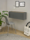 Birou secretaire de perete City Giron gri antracit, 100 cm latime - LunaHome.ro