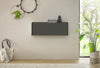 Birou secretaire de perete City Giron gri antracit, 100 cm latime - LunaHome.ro