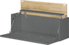 Birou secretaire de perete City Giron gri antracit, 100 cm latime - LunaHome.ro