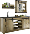 Bucatarie Sherwood, 3 corpuri cu aspect modern latime 201 cm - LunaHome.ro