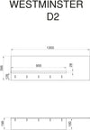 Bucătărie Westminster cu aspect de lemn, 204 cm lungime - LunaHome.ro