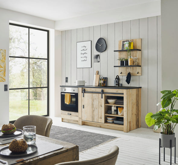 Bucatarie chicineta Sherwood cu 3 corpuri 196 cm - LunaHome.ro