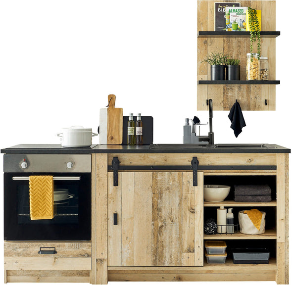Bucatarie chicineta Sherwood cu 3 corpuri 196 cm - LunaHome.ro