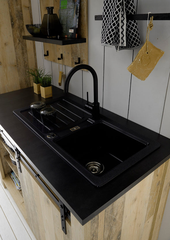 Bucătărie cu insulă Sherwood din 5 piese, aprox 400 cm - LunaHome.ro