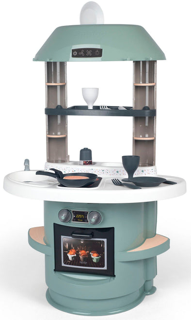 Bucătărie de joaca Smoby Nova verde cu sunete si accesorii - LunaHome.ro