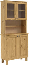 Bufet de bucatarie Osby din lemn de pin natur 81 cm lățime - LunaHome.ro