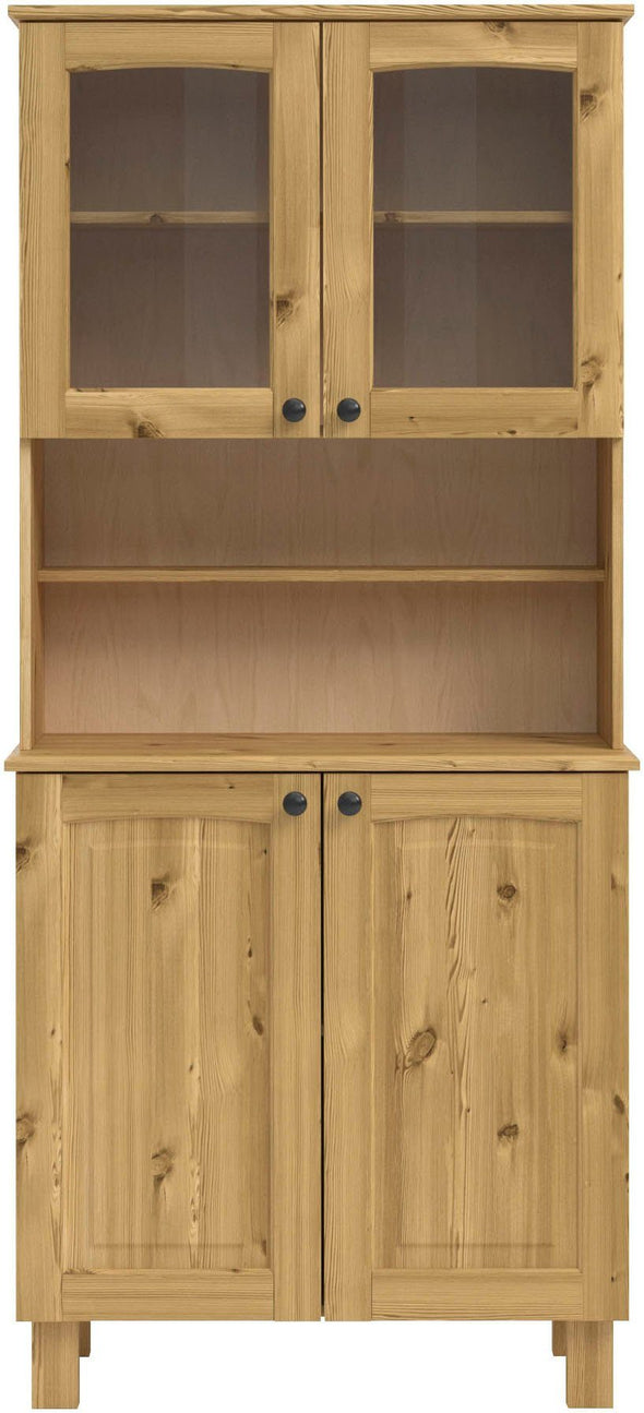 Bufet de bucatarie Osby din lemn de pin natur 81 cm lățime - LunaHome.ro