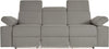 Canapea Kilado gri cu functie electrica de recliner, LED si USB 229 cm
