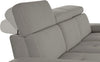 Canapea Kilado gri cu functie electrica de recliner, LED si USB 229 cm