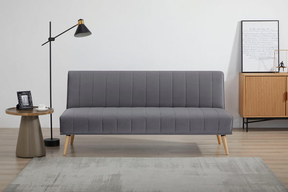Canapea Lumiara gri extensibila cu 3 locuri 180 cm lungime