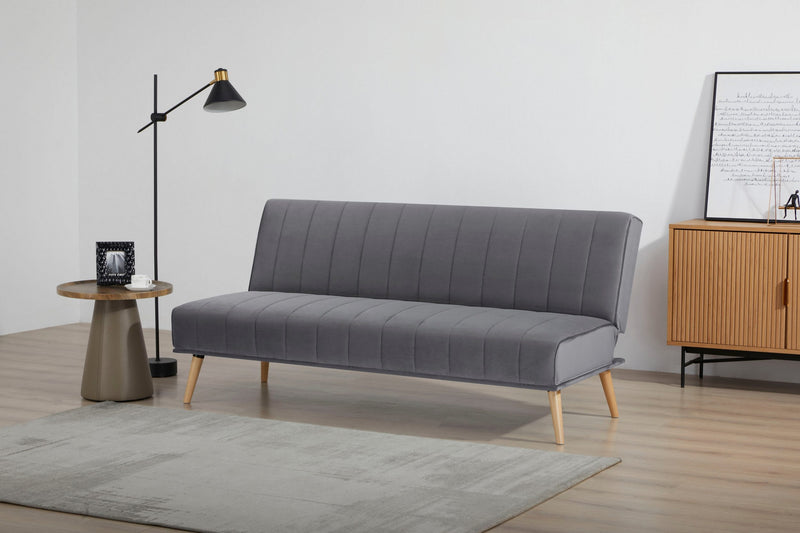 Canapea Lumiara gri extensibila cu 3 locuri 180 cm lungime - LunaHome.ro