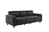 Canapea Skaane gri inchis cu reclinere electrice 229 cm