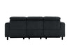 Canapea Skaane gri inchis cu reclinere electrice 229 cm