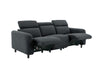 Canapea Skaane gri inchis cu reclinere electrice 229 cm