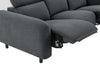 Canapea Skaane gri inchis cu reclinere electrice 229 cm