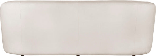 Canapea Zone Couch cu design minimalist din catifea bej 204 cm