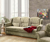 Canapea extensibila din microvelur verde deschis 218 cm - LunaHome.ro