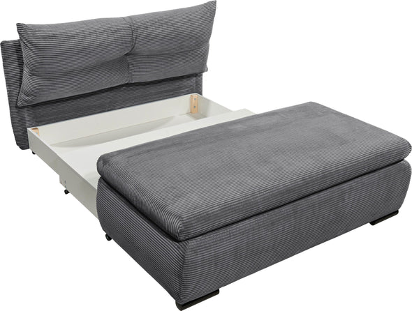 Canapea extensibila Charlie cu spatiu de depozitare 153 cm lățime - LunaHome.ro