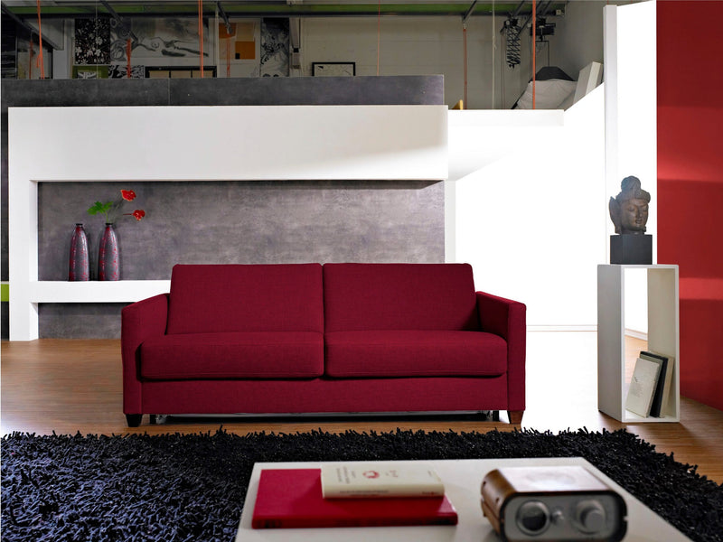Canapea extensibilă Norwalk cu saltea Sensoform, somieră Ergoflex 182 cm - LunaHome.ro