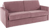 Canapea extensibilă cu saltea Goldpoint tapițerie violet 182 cm - LunaHome.ro