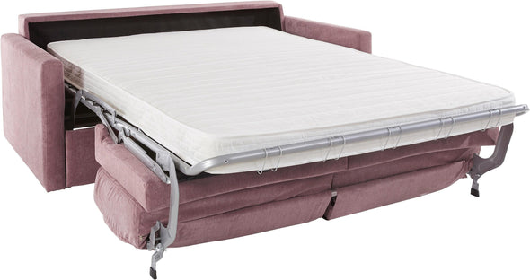 Canapea extensibilă cu saltea Goldpoint tapițerie violet 182 cm - LunaHome.ro
