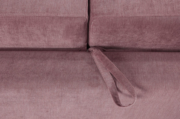 Canapea extensibilă cu saltea Goldpoint tapițerie violet 182 cm - LunaHome.ro
