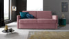 Canapea extensibilă cu saltea Goldpoint tapițerie violet 182 cm - LunaHome.ro