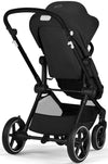 Carucior 2în1 Cybex Gold, Eos Lux negru usor de manevrat - LunaHome.ro