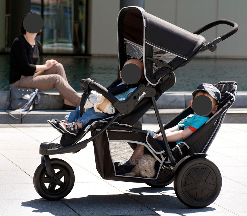 Carucior Hauck Freerider negru pentru copii de varsta apropiata - LunaHome.ro