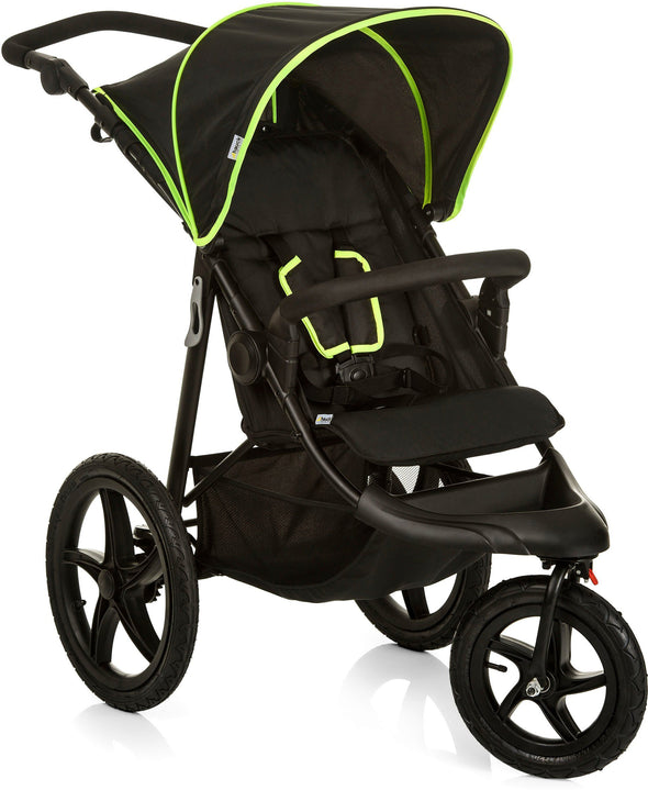 Carucior sport Hauck Runner cu 3 roti pliabil negru - LunaHome.ro
