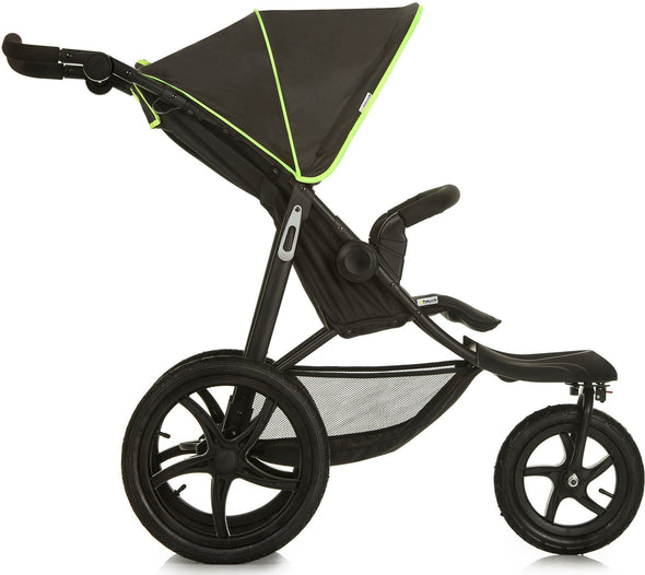 Carucior sport Hauck Runner cu 3 roti pliabil negru - LunaHome.ro