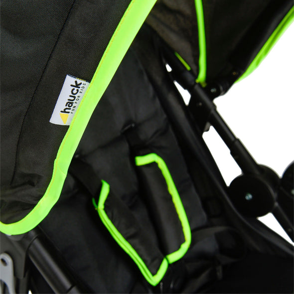 Carucior sport Hauck Runner cu 3 roti pliabil negru - LunaHome.ro