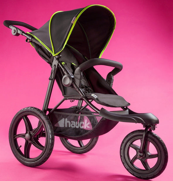 Carucior sport Hauck Runner cu 3 roti pliabil negru - LunaHome.ro