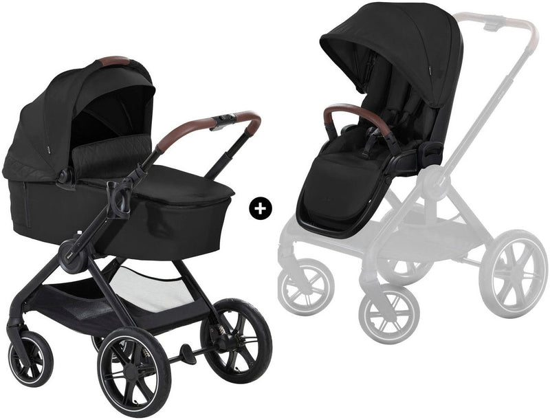 Carucior pentru copii Hauck Walk N Care Air 2în1 negru - LunaHome.ro