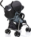 Cărucior sport Fillikid Buggy Glider, negru-gri cu copertină - LunaHome.ro