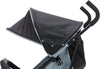 Cărucior sport Fillikid Buggy Glider, negru-gri cu copertină - LunaHome.ro