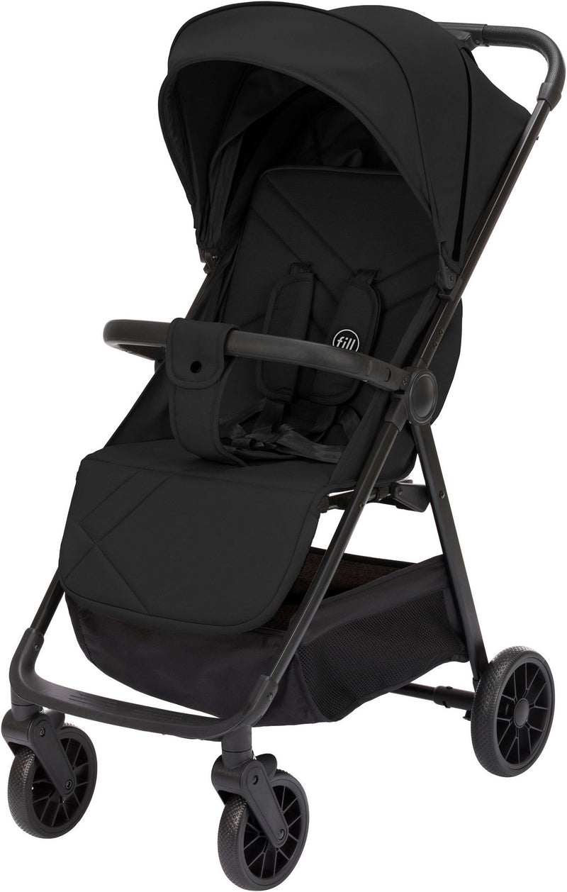 Carucior sport Fillikid Buggy Milo 5,3 kg usor de manevrat negru - LunaHome.ro