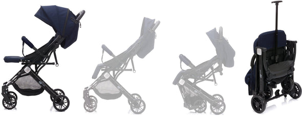 Cărucior sport Fillikid Styler albastru ușor de manevrat - LunaHome.ro