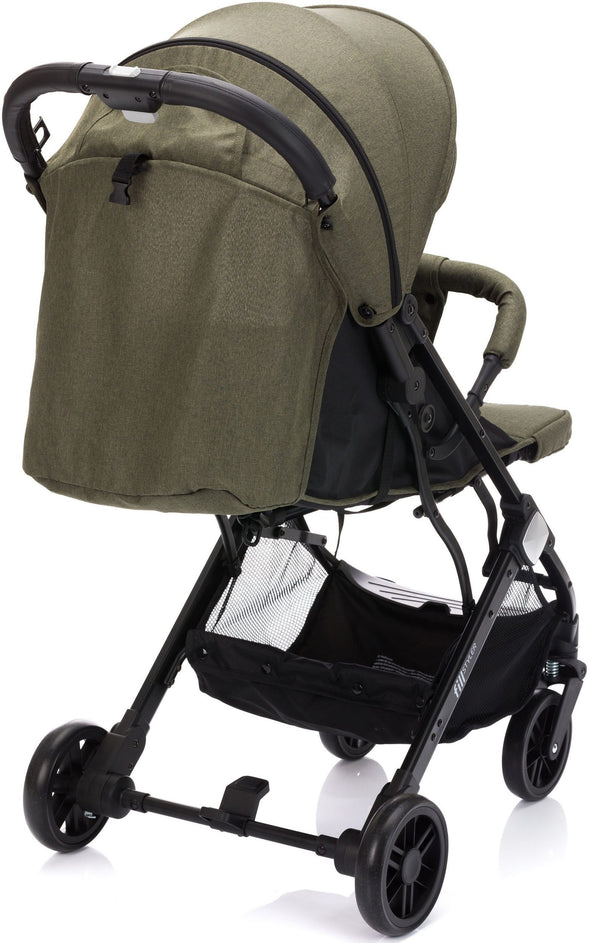 Cărucior sport Fillikid Styler verde măsliniu ușor de manevrat - LunaHome.ro