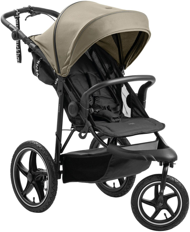 Carucior sport Hauck Runner3 cu 3 roti pliabil verde oliv - LunaHome.ro