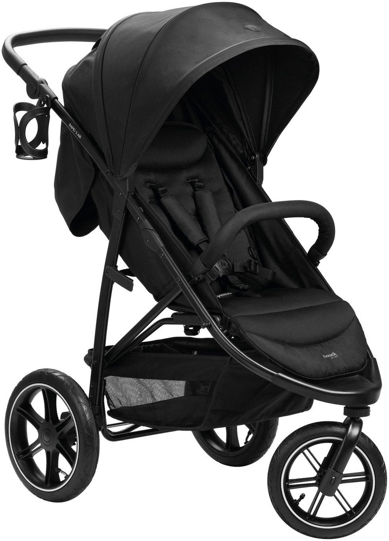 Carucior sport pentru copii Hauck Rapid 3 Air, negru - LunaHome.ro